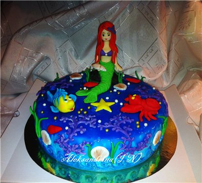 The Little Mermaid Cakes