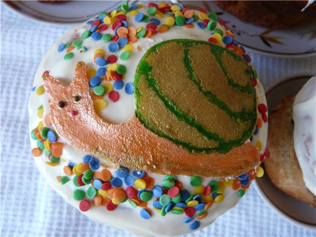 Kulich con Myasoedovskaya en el horno (clase magistral)