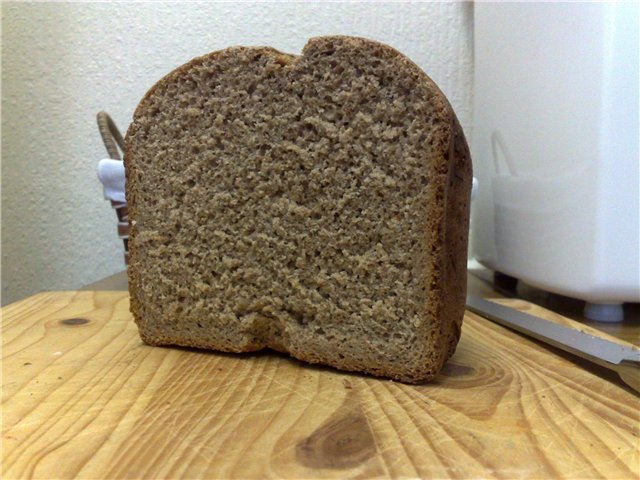 Pane alla birra nera (macchina per il pane)