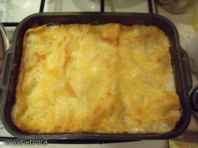 Houbové lasagne s bešamelovou omáčkou