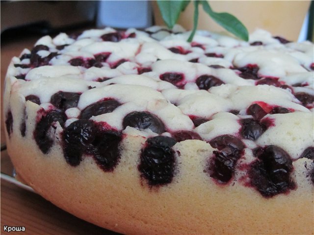 Cherry Sponge Pie (Panasonic SR-TMH18)