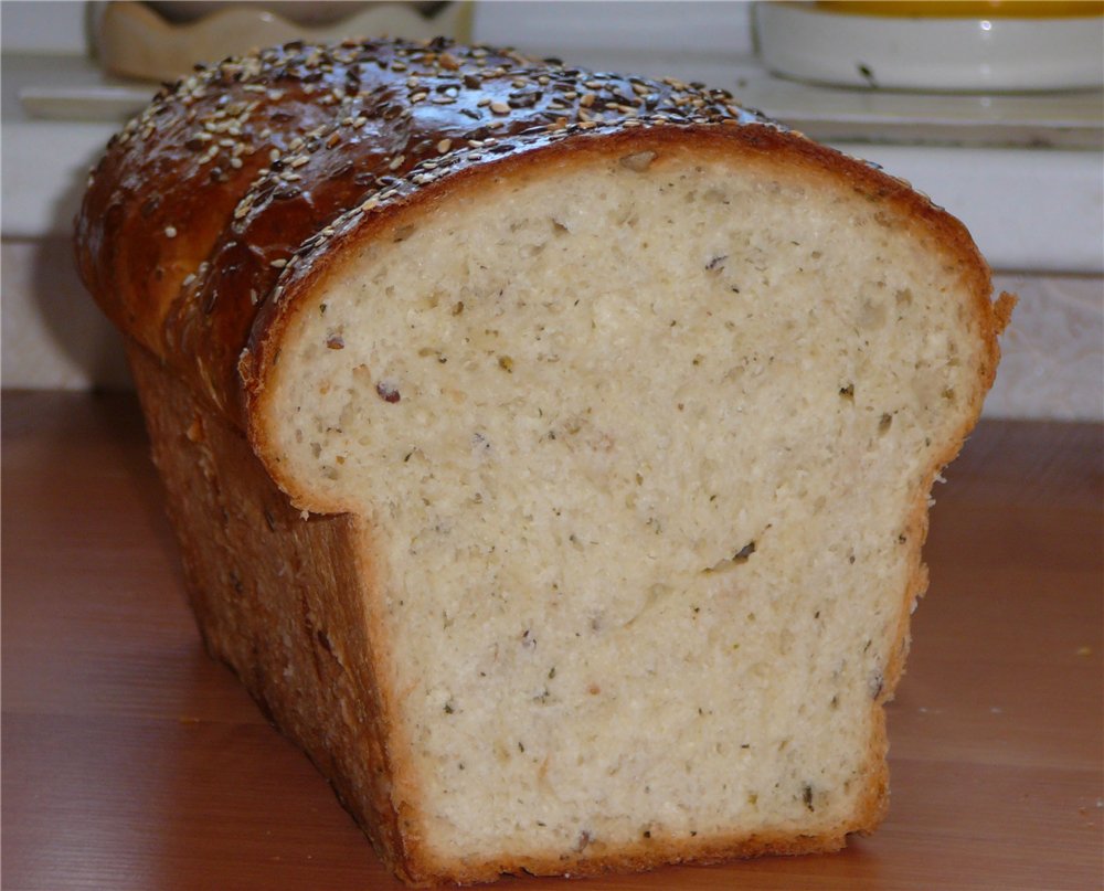 Wheat-potato tin bread (oven)