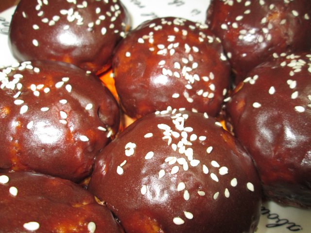 Steamed Honey Gingerbread with Walnuts (Panasonic SR-TMH18)