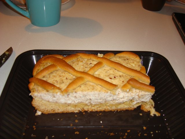 Pastel de miel con requesón