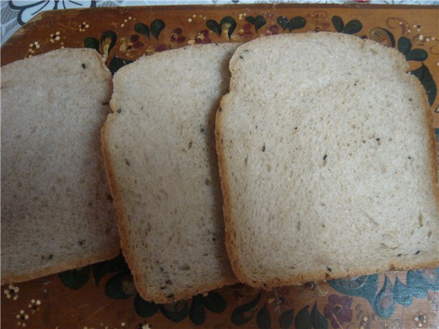 Pan di Spagna alla contadina in una macchina per il pane