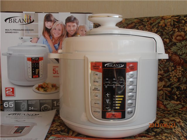 Testare la pentola a pressione multicooker Brand 6051