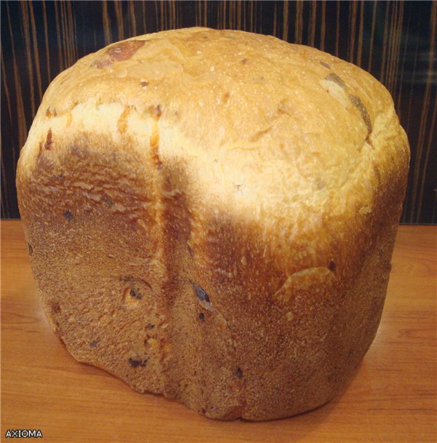 Pane al formaggio con pasta (macchina per il pane)