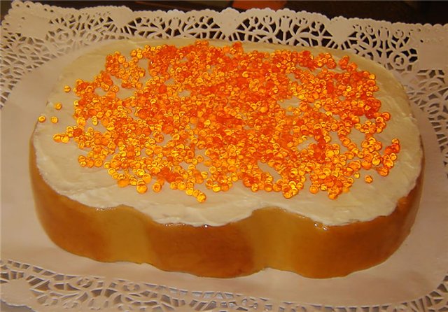 Barili e panini con caviale (torte)