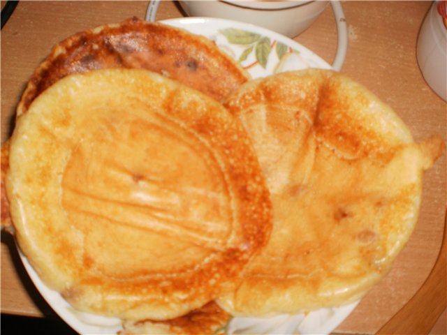 Curd pancakes Quarkpfannkuchen