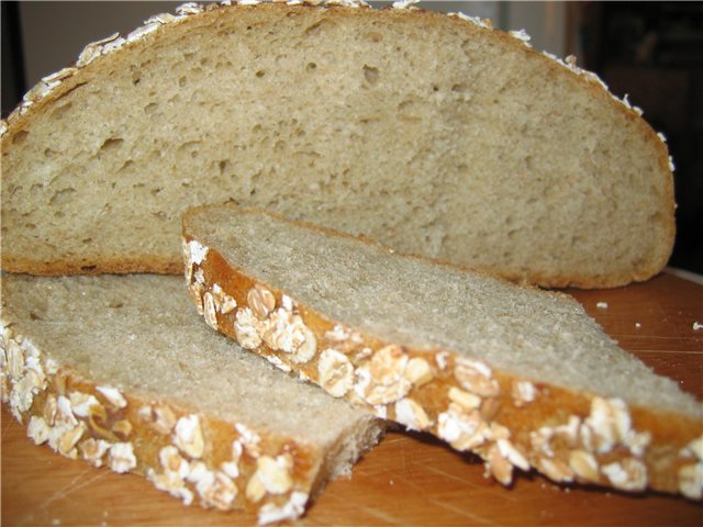 Pan de trigo y centeno (al horno)