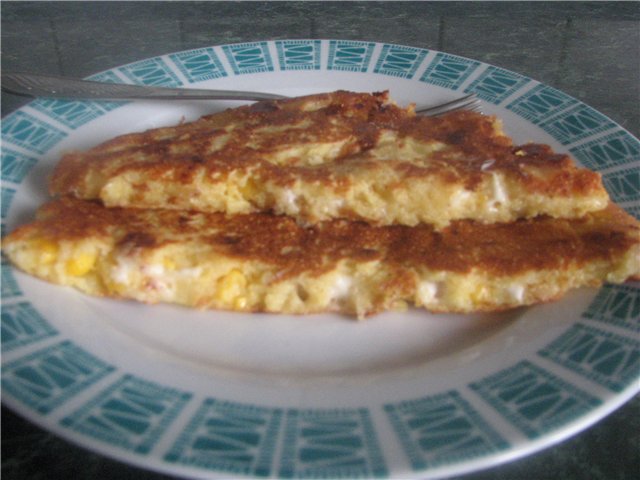 Maïspannenkoekjes met feta