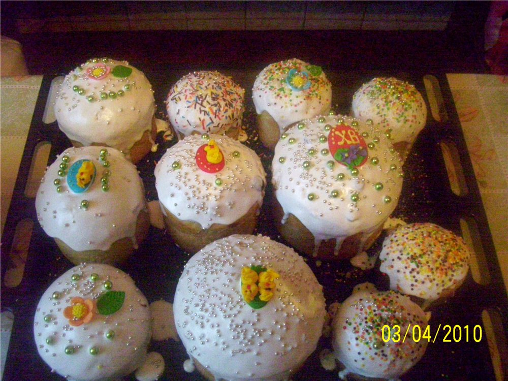 Kulich con Myasoedovskaya en el horno (clase magistral)