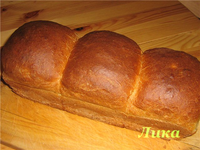 Brewed wheat bread (oven)