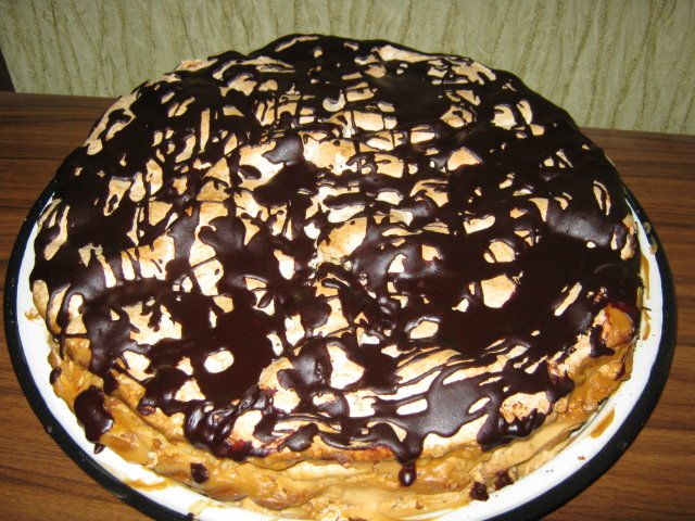 Air Snickers Cake