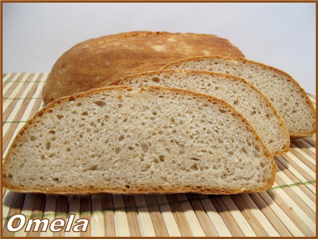 Pane di segale e grano per principianti (al forno)