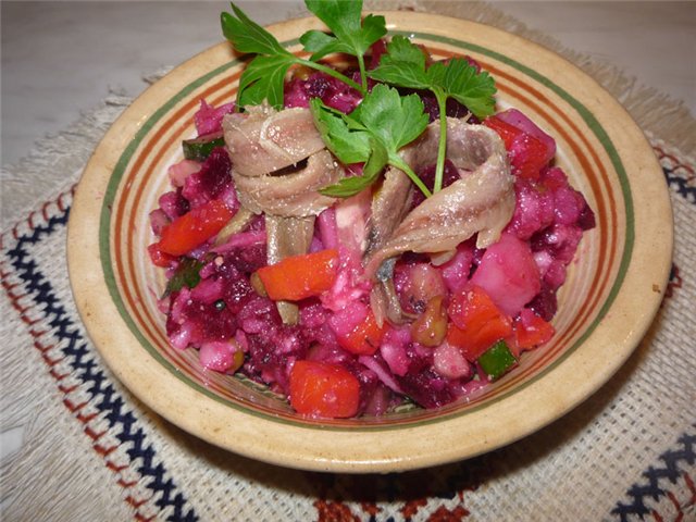 Dvě vinaigrette - jedna základna