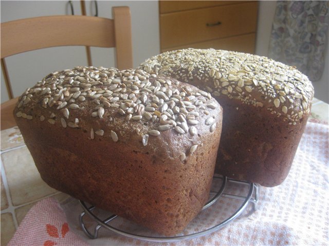 Rye sourdough according to the Sarychev method