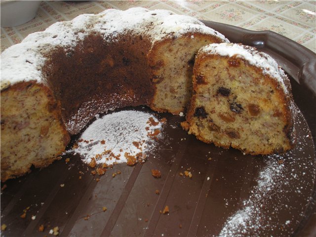 Muffin de plátano con chocolate "Tidbit"