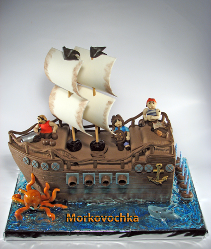 Ships and sea (cakes)