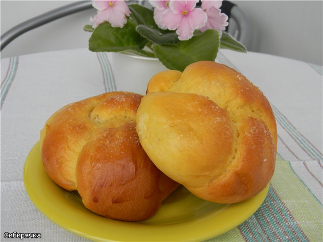 Bollos de cuajada de calabaza