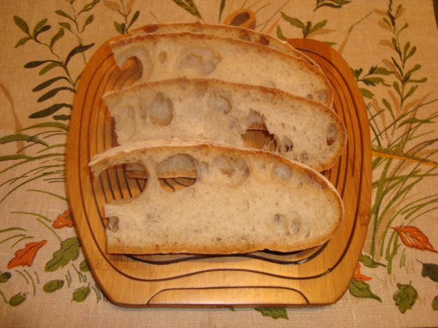 Old Como bread (Pane di Como Antico) in the oven