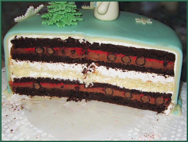 Chocolate cake umaga ng Pasko