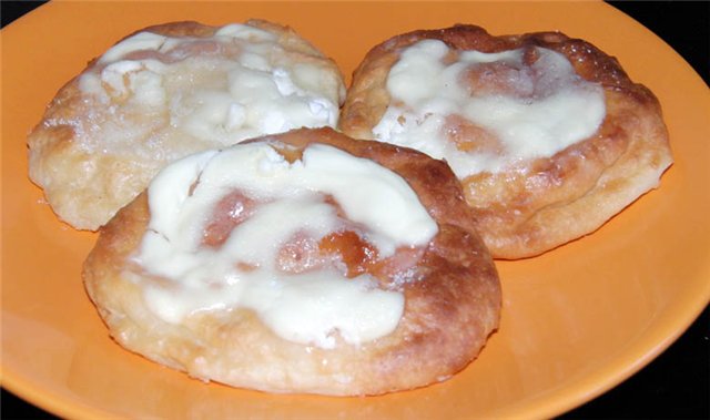 Tartas de queso en el horno