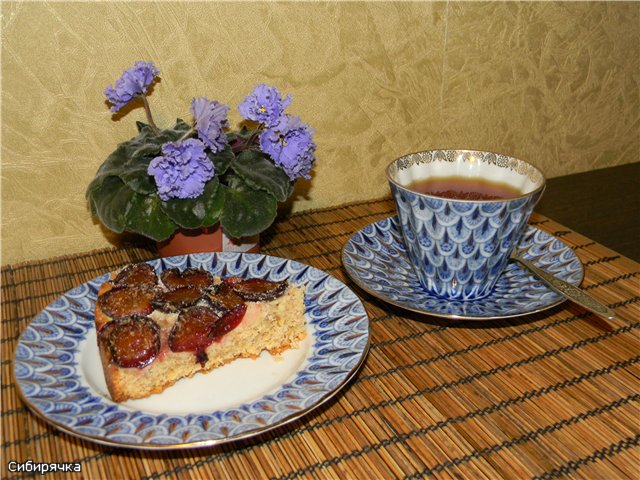 Torta di frutta con pasta d'avena