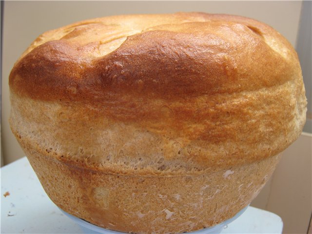 Pane di grano "Lacy" con lievito madre