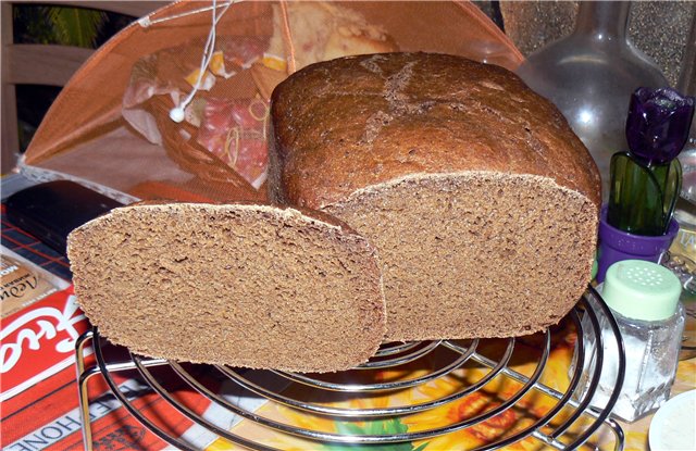 El pan de centeno es real (sabor casi olvidado). Métodos de horneado y aditivos.