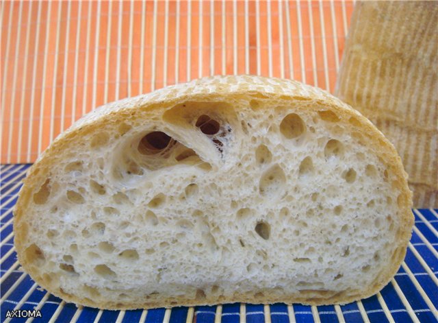 Italian bread (Ann Thibeault) in the oven