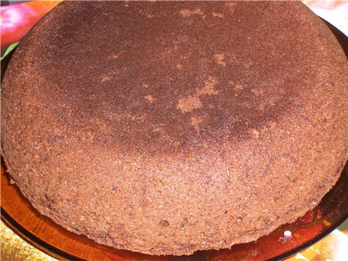 Chocolate-beet sponge cake (Brand 6050 pressure cooker)