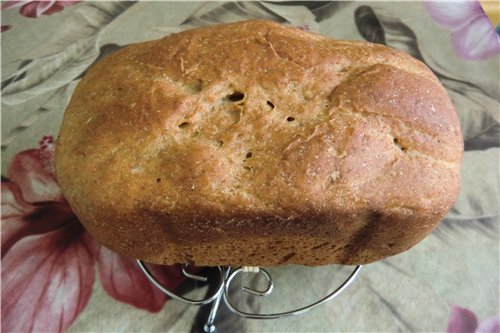 Pane alla crusca di banana (macchina per il pane)