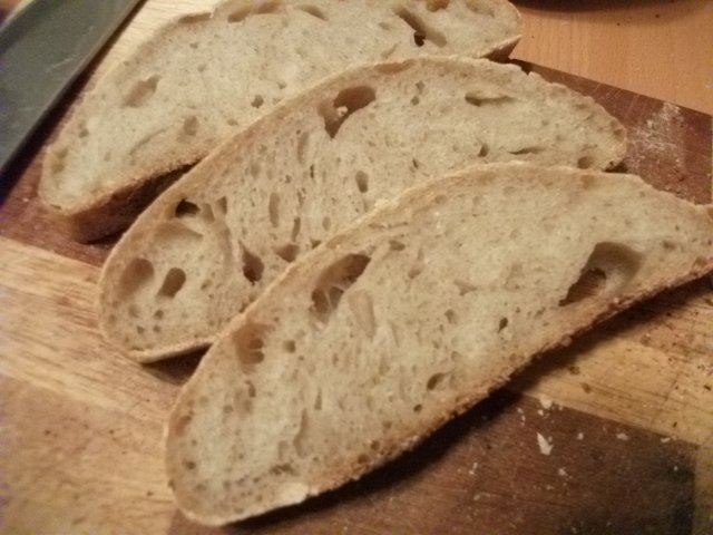 Italian bread (Ann Thibeault) in the oven