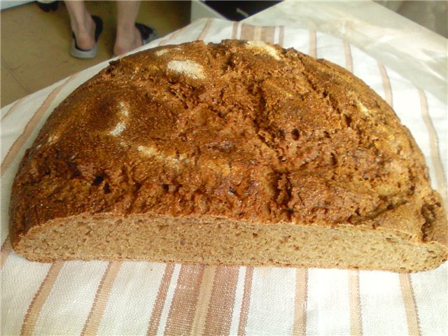 Stein (tallerken) for brødbaking