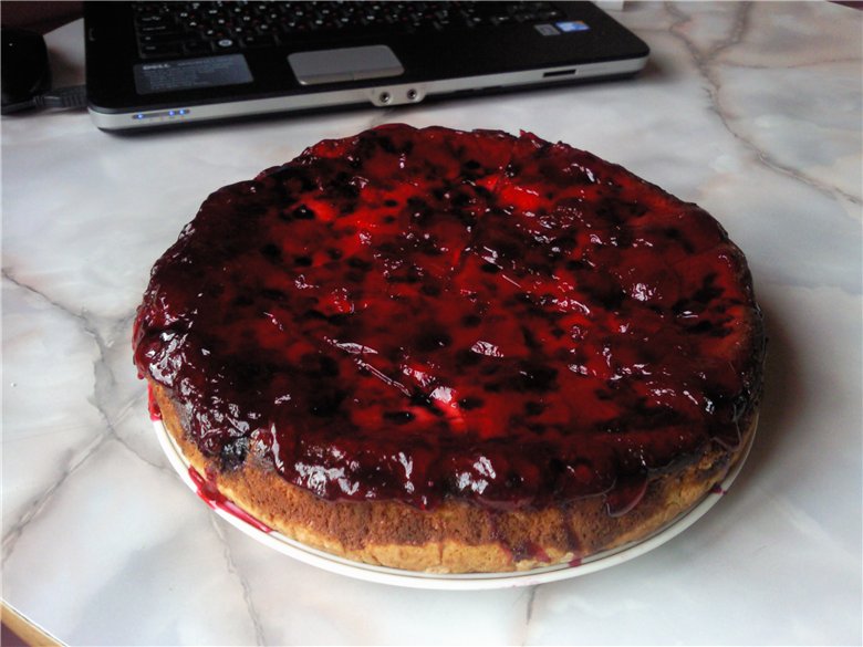 Pastel con relleno de cuajada