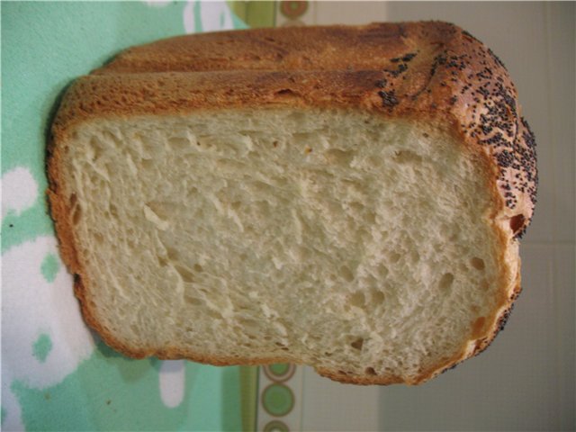 Cherkizovskaya bun in accordance with GOST in a bread machine