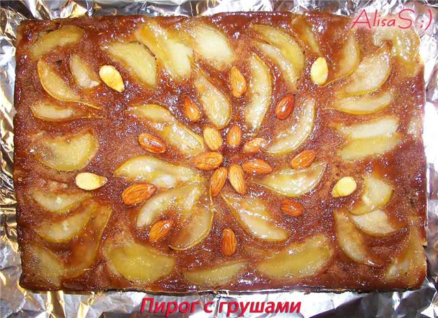 Flip Pie with Pears