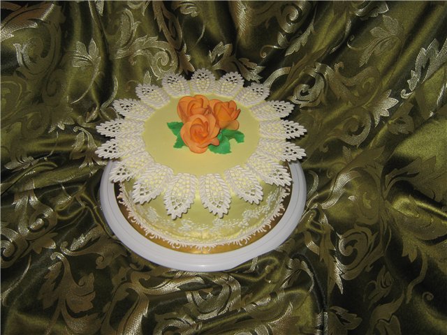 Mga cake ng bulaklak