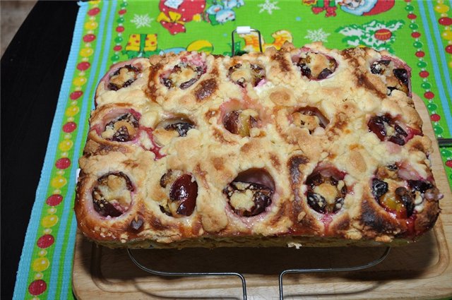 Torta Di Prugne Cospargere