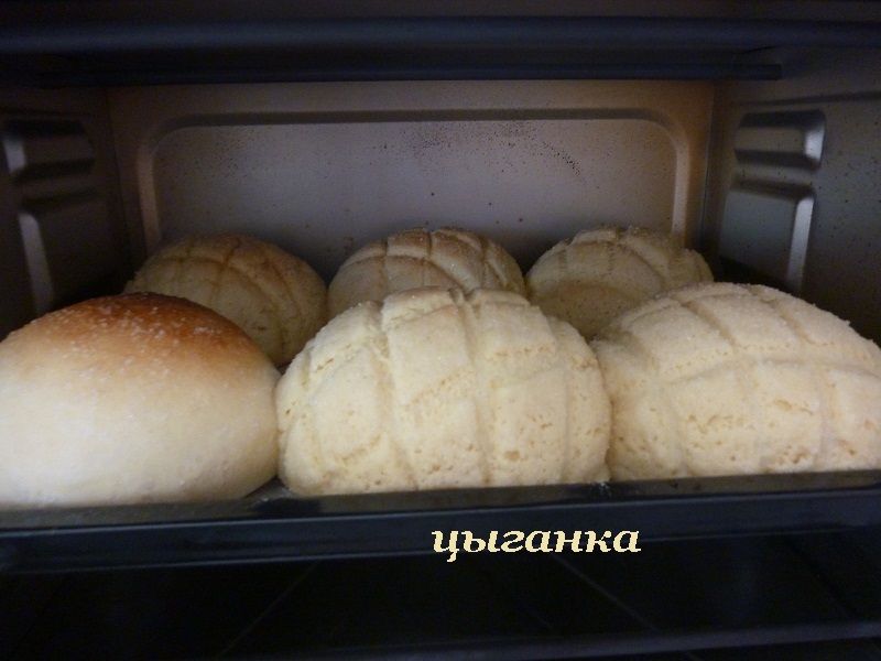 Bollos de meló japonesos Melon Pan