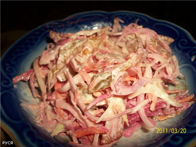 Ensalada de siete toboganes