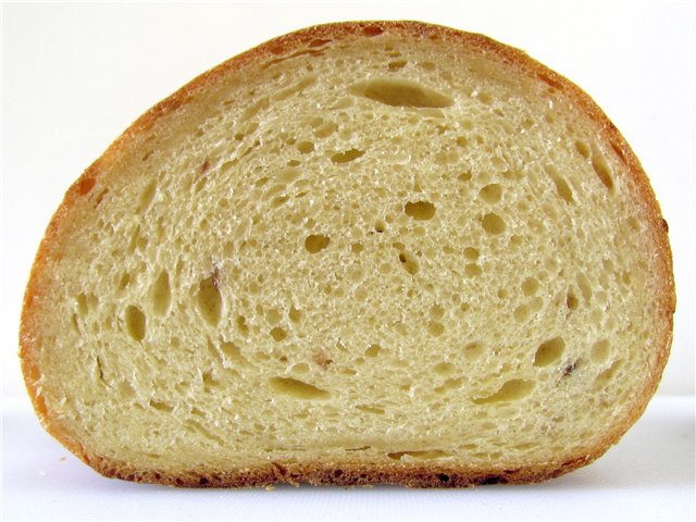 Pagnotta di formaggio di grano con la mela