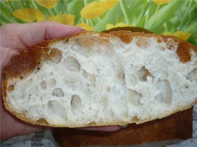 Italian bread (Ann Thibeault) in the oven