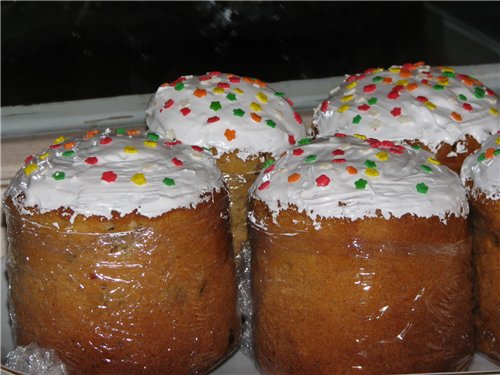 Kulich con Myasoedovskaya en el horno (clase magistral)