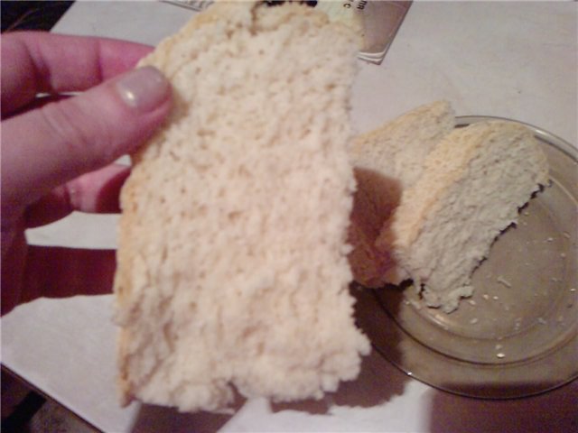 Pane di grano su pasta matura (autolievitazione)