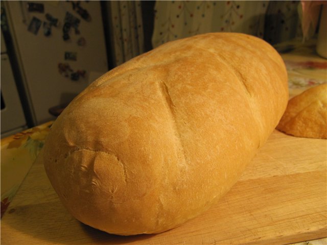 Tarwebrood "Hongaars" in de oven