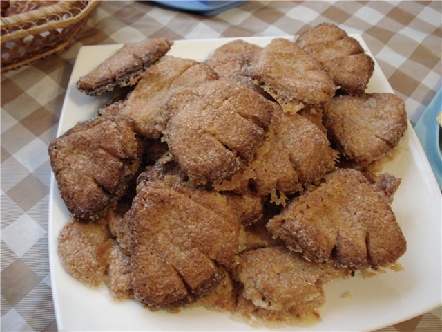 Galletas de requesón Patas de ganso