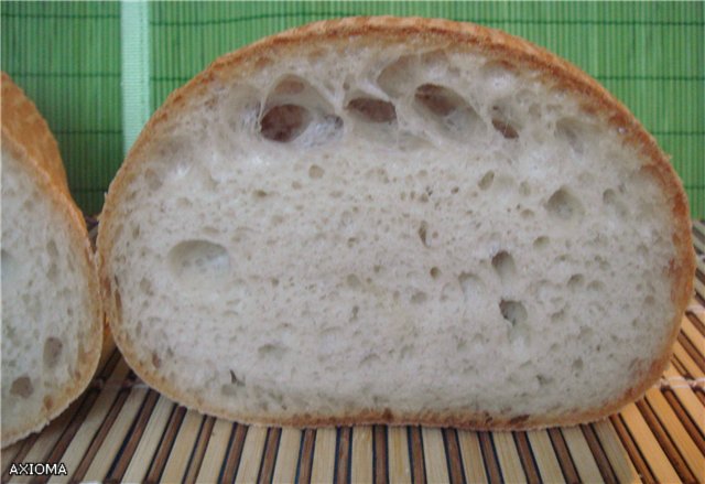 Italian bread (Ann Thibeault) in the oven