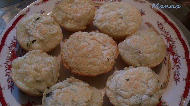 Muffin di patate e casseruole con pesce